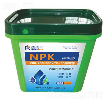 平衡型大量元素水溶肥料200-200-200+TE+50海藻精-瑞樂(lè)豐-恒綠植物